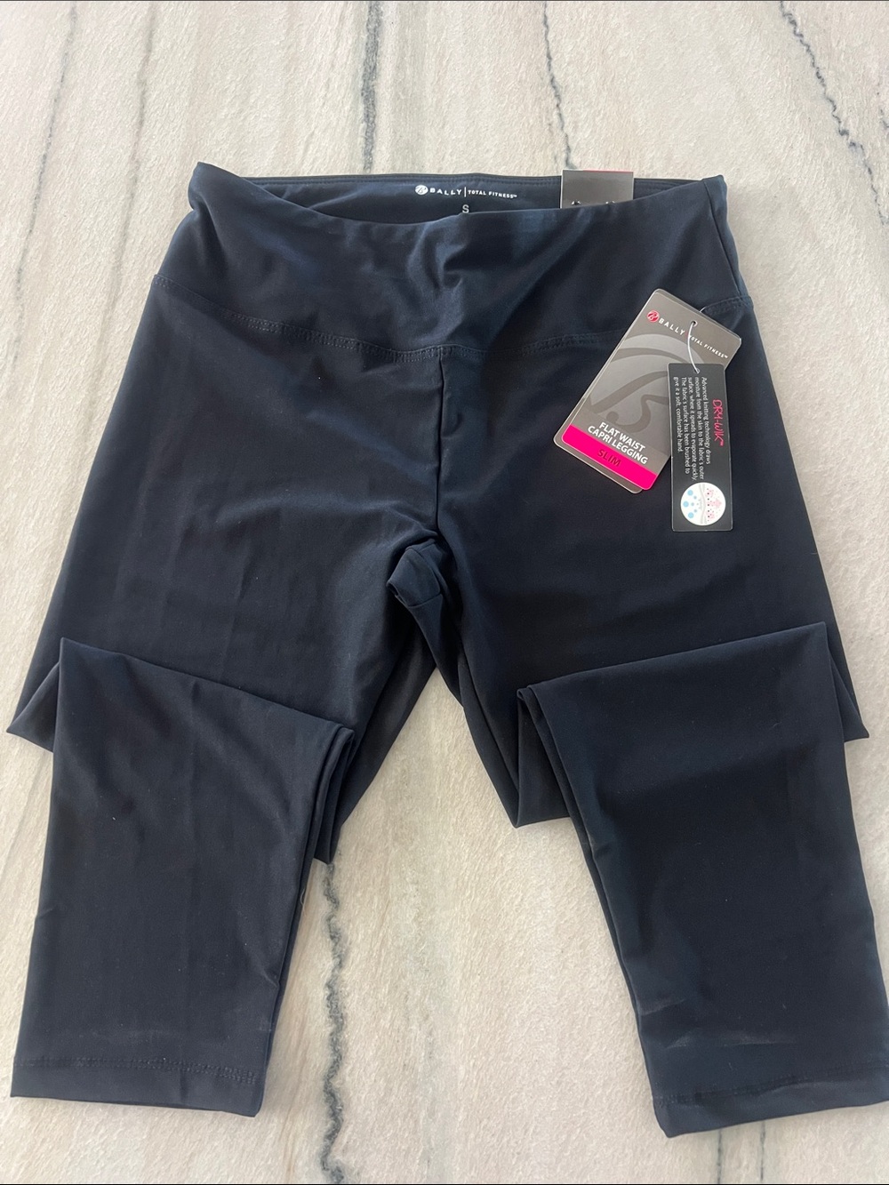 Bally Black womens Capri workout pants
